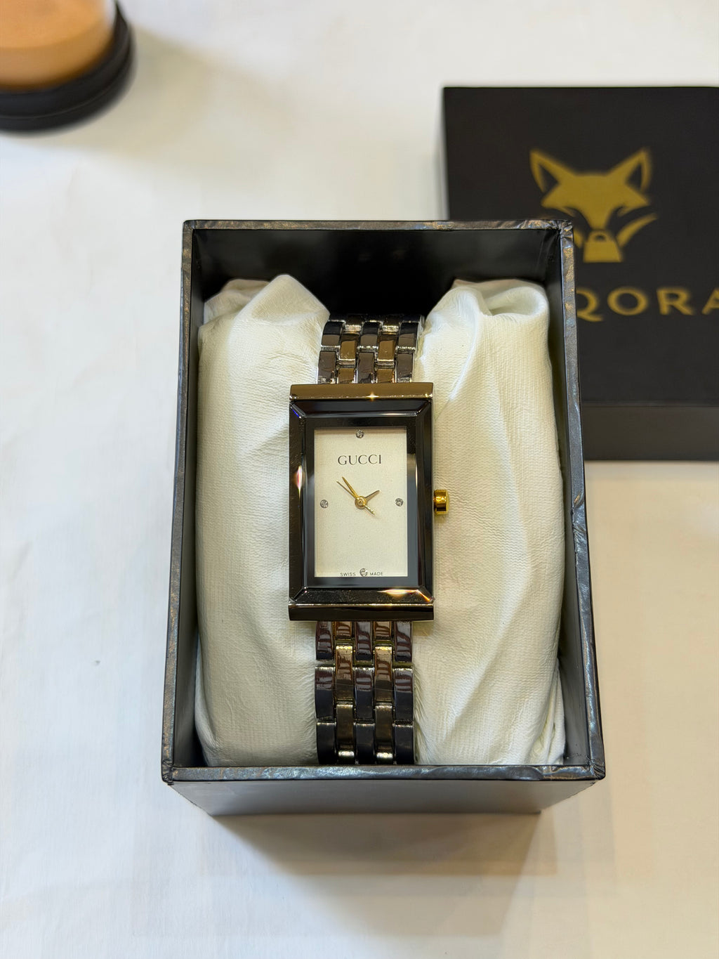 Gucci Square Dial Dress Watch