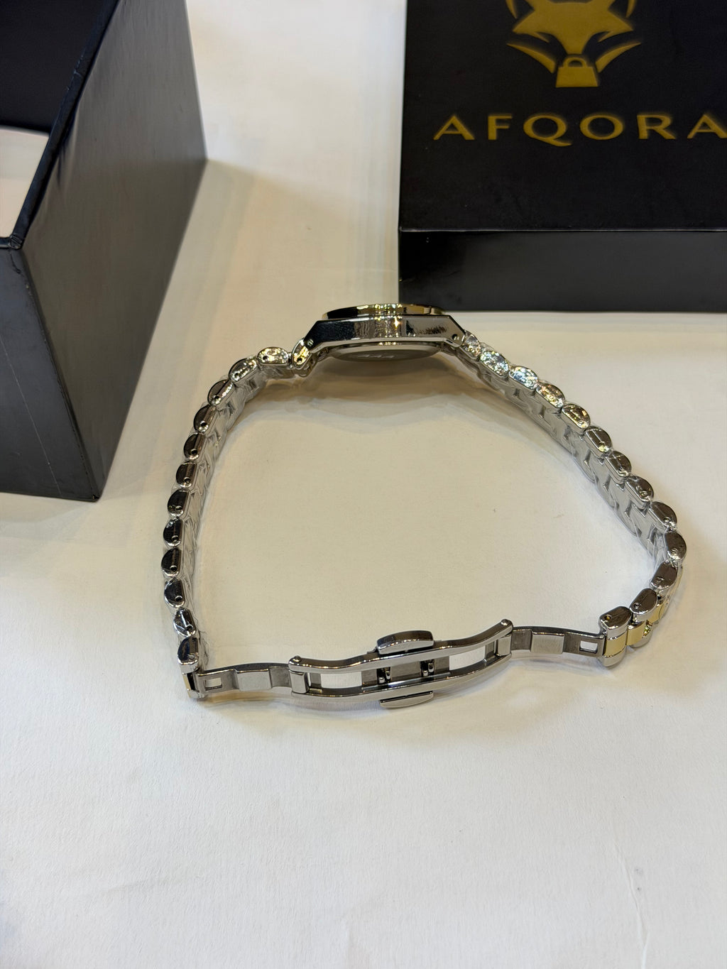 Petite Crystal Bezel Beige